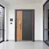 Puertas de Entrada Residenciales Estilo Ruso, Puertas Exteriores de Acero e Interiores de Madera, Puertas Antirrobo de Exportación, Puertas de Hierro Turcas