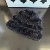 Gorro de Punto de Invierno y Otoño para Mujer con Cabeza Grande, Gorro Cálido y Esponjoso Postparto
