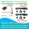 Interruptor sensor de cuerpo humano tipo manga 12v24v táctil barrido de mano control de puerta tipo enchufable reemplazable control centralizado de 3 cables subcontrol de 2 cables