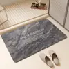 Tapete de Chão de Lama Diatomácea Estilo Nórdico para Casa, Banheiro, Porta de Banheiro, Absorvente de Água, Antiderrapante, Resistente ao Desgaste, Resistente à Sujeira, Fácil de Limpar