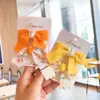 Pinza para la boca con relieve floral estilo coreano, lazo fresco, 2 piezas, pinza lateral para niña, pasador simple para padres e hijos