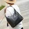 Bolso de Hombro de Moda Nuevo Más Vendido Transfronterizo para Mujer, Bolso Cruzado de Piel Genuina, Bolso Tote para Mujer, Bolso de Viaje con Relieve, Bolso Versátil