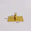 Mola de piso de porta de vidro, extensão do eixo superior, peça de hardware, acessórios de fixação de eixo fixo simples de aço inoxidável