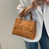 Comércio Exterior Transfronteiriço Bolsa Feminina de Couro Genuíno Nova Togo Couro Bovino de Primeira Camada Bolsa Tiracolo Casual Bolsa Tote para o Dia a Dia de Couro Genuíno
