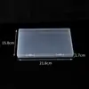 Caja de embalaje de plástico transfronteriza de 1.5 cm, caja cuadrada de plástico PP para piezas de joyería, caja plana de Amazon, caja de almacenamiento rectangular transparente