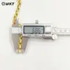 Bc225 Clásico Grueso Latón Chapado en Oro de 18 Quilates Hecho a Mano DIY Cadena Collar Pulsera Accesorios que Conservan el Color Joyería