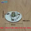Peça de Conexão para Pé de Gabinete 5X5 Peça Redonda de Ferro Conector de Móveis Peça de Fixação para Perna de Sofá de Madeira Sólida Reparo e Reforço de Placa de Madeira