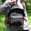 Mochila Transfronteriza de Nuevo Estilo de Alta Apariencia para Estudiantes de Preparatoria y Universitarias, Mochila Sencilla de Color Sólido, Mochila para Viajes y Trayectos Diarios para Hombres