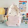 Mochila Nova de Estilo Japonês de Alto Nível Ins Mochila Doce de Cor Contrastante Mochila Escolar para Estudante do Ensino Fundamental Feminina Leve de Grande Capacidade