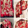 Bufanda de Seda Brocada Estilo Nuevo 2025 para Mujer, Primavera y Otoño, Elegante Versión Coreana, Bufanda de Seda Versátil de Hangzhou y Chal