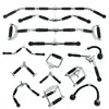 Barra de Jalón Alta, Barra Ojo de Pájaro Grande y Pequeña, Barra de Remo, Manija de Rack de Pórtico, Accesorios para Equipo de Gimnasio, Barra de Jalón Larga