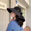 Xale de Exterior Chapéu de Pescador para Mulheres, Chapéu de Sol de Verão com Proteção UV para Ciclismo com Aba Larga e Proteção Integrada para o Pescoço