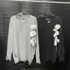 Otoño Temprano 2025 Nuevo Estilo Suéter de Punto con Flores Tridimensionales Rasgadas de Cuello Halter Diseño Nicho Coreano Top para Mujer