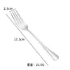 Cuchara Tenedor de Acero Inoxidable Transfronterizo Vajilla Occidental Serie 1010 Cuchara Redonda para Hielo Cuchillo para Bistec de Hotel Restaurante Cuchara para Café