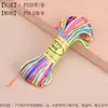 Festival He Du Hilo de Tejido de Cuerda de Cinco Colores Hilo para Tejer Pulseras DIY Hilo de Cinco Colores Hilo Iridiscente Cuerda de Mano Kit de Materiales para Tejer