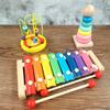 Juguetes Yizhi para Bebés y Niños de 1-2-3 Años Niños y Niñas Bebé de Un Año Ocho Tonos Golpear Música Iluminación Educación Temprana
