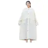 Capa de Chuva para Veículos Elétricos, Capa de Chuva Longa à Prova d'Água para Corpo Inteiro Feminina para Homens, Roupa Externa para Adultos, Poncho para Ciclista e Veículo com Separação de Bateria