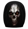 Funda de Almohada Divertida para Coche de Halloween Transfronteriza, Funda Elástica Estampada para Reposacabezas de Coche, Transpirable y Cómoda, Adecuada para Todas las Estaciones