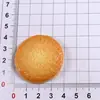 Série de biscoitos grandes realistas, acessórios de resina para capa de celular na cor creme, kit de materiais DIY para artesanato feito à mão