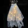 Accesorios para fotos de hilo de perla luminoso de moda con hilo suave y luz, bosque súper de hadas, licencia de viaje, puesto de hilo brillante