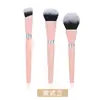 Venta caliente juego de brochas de maquillaje brocha plana para base brocha para polvos sueltos herramientas de maquillaje de belleza brocha reparadora brocha para colorete lote barato