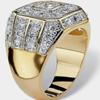 Chenrui Wish Nuevo Modelo Anillo para Hombre Diamante Completo Popular Europeo y Americano Anillo para Hombre Audaz Joyería al por Mayor Joyería Versátil