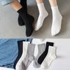 Calcetines deportivos blancos para estudiantes calcetines tobilleros transpirables medias para mujer calcetines de primavera y verano transfronterizos al por mayor para hombre Zhuji