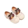 Nuevos Zapatos de Cuero para Niños Primavera 2026, Zapatos de Princesa para Niñas, Zapatos de Bebé de Moda, Estilo Coreano Versátiles Antideslizantes para Caminar