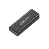 Adaptador USB Macho para Fêmea com Curva no Meio Adaptador Usb3.0 Extensão Usb3.0 Fêmea para Macho Adaptador de Curva para Cima e para Baixo