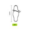 Equipo de Pesca Accesorios Pequeños Suministros de Pesca Acero Inoxidable Conector de Señuelo Anillo de Conexión para Anzuelo Pin Mejorado con Forma de Calabaza
