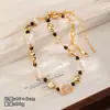 Colar de Contas Nala com Concha Natural e Olho de Tigre para Mulheres Design de Nicho Retro de Luxo Leve Corrente para Clavícula Colar com Toque de Alto Padrão