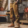 Pantalones casuales para hombre Primavera y Otoño Nueva marca de moda americana holgados talla extra pantalones con tobillo atado moda para hombre Ruan guapo color liso pantalones harén