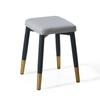Banqueta Quadrada para Mesa de Jantar para Uso Doméstico, Banqueta Quadrada Simples para Restaurante, Café, Sala de Recepção, Banqueta Quadrada Grande com Pernas de Metal