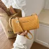 Bolso de hombro tejido para mujer, bolso cruzado, bolso de mano, nuevo modelo 2026, estilo para ir al trabajo, moderno bolso almohada de otoño, versátil