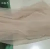 Piel de pasta de frijol suave tono de piel tono carne negro ajuste ceñido tejido de malla suave vestido de novia vestido de noche falda red de caída tela suave