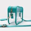 Estadio de Eventos Deportivos Revisión de Seguridad Bolso Cruzado Transparente Bolso con Cremallera Bolso de Almacenamiento de PVC para Mujer Bolso de Hombro