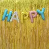 Telón de Fondo para Boda y Cumpleaños Transfronterizo, Material Grueso Nuevo, Cortina de Lluvia Brillante, Decoraciones de Cinta Navideña en Stock, Celebración de Boda