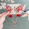 Cadena para la frente Hanfu para niños Horquilla para el cabello estilo chino para niñas Tocado de princesa Accesorios para el cabello antiguos Horquilla antigua con borla