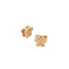 Banho de Cobre Ouro Real 14K Estéreo de Quatro Vias Contas Borboleta Feito à Mão Pulseira DIY Pulseira Contas para Transferência Contas para Joias Material