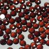 Piedra de Joyería Facetada de Granate Rojo Natural Redondo Corte Rosa Fondo Plano 2 mm-6 mm