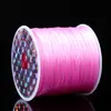 Corda Elástica Plana Círculo Grande, Resistente ao Desgaste, Adequada para Enfiamento de Contas, Pulseiras de Cristal, Fio Elástico Colorido, Joias Artesanais, Corda para Tecelagem, Atacado