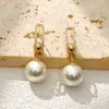 Pendientes de Perla y Circonita Coreanos Pendientes de Botón de Moda para el Trabajo para Mujer Pendientes de Tendencia Estilo Coreano de Alta Gama para Mujer Zhejiang