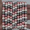 Perlas Redondas Shijia de Color Mixto de Alta Calidad, Cuentas Sueltas para Pulsera, Collar, Accesorios de Joyería, Cuentas Semi-Terminadas al por Mayor