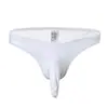 Roupa Íntima Masculina Tanga Fio Dental Nariz de Elefante Seda Gelada Calça Avião Bolsa em U Cintura Baixa Tanga Fina Sexy Tanga Masculina