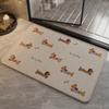 Alfombrillas de Piso para Baño con Etiqueta de Venta Caliente Transfronteriza, Alfombrillas de Piso de Lino de Alta Calidad, Absorción de Agua Fuerte Mejorada, Secado Rápido, Alfombrillas Antideslizantes para Entrega