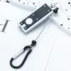 Luz LED de Mosquetón con Cuentas DIY Linterna LED Cuadrada Pequeña Linterna de Mano Iluminación Estilo Camping al Aire Libre