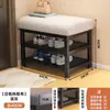 Banqueta para Cambiar Zapatos para Entrada de Casa, Se Puede Usar para Sentarse y Almacenamiento, Zapatero para Recibidor, Sensación de Lujo Ligero de Gama Alta, Banco Largo para Ponerse Zapatos en la Entrada