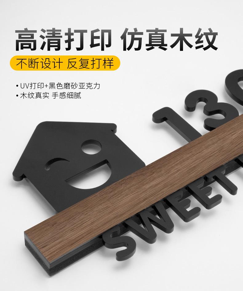 门牌号码牌