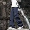 Calças de trabalho plissadas estilo americano transfronteiriças para homens e mulheres, calças outdoor de três proteções para primavera e outono, calças casuais soltas e versáteis, calças compridas esportivas
