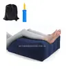Almofada para Pernas com Apoio para os Pés Inclinado e Alívio de Fadiga, Almofada para Joelhos, Almofada para Pés Portátil para Viagem
